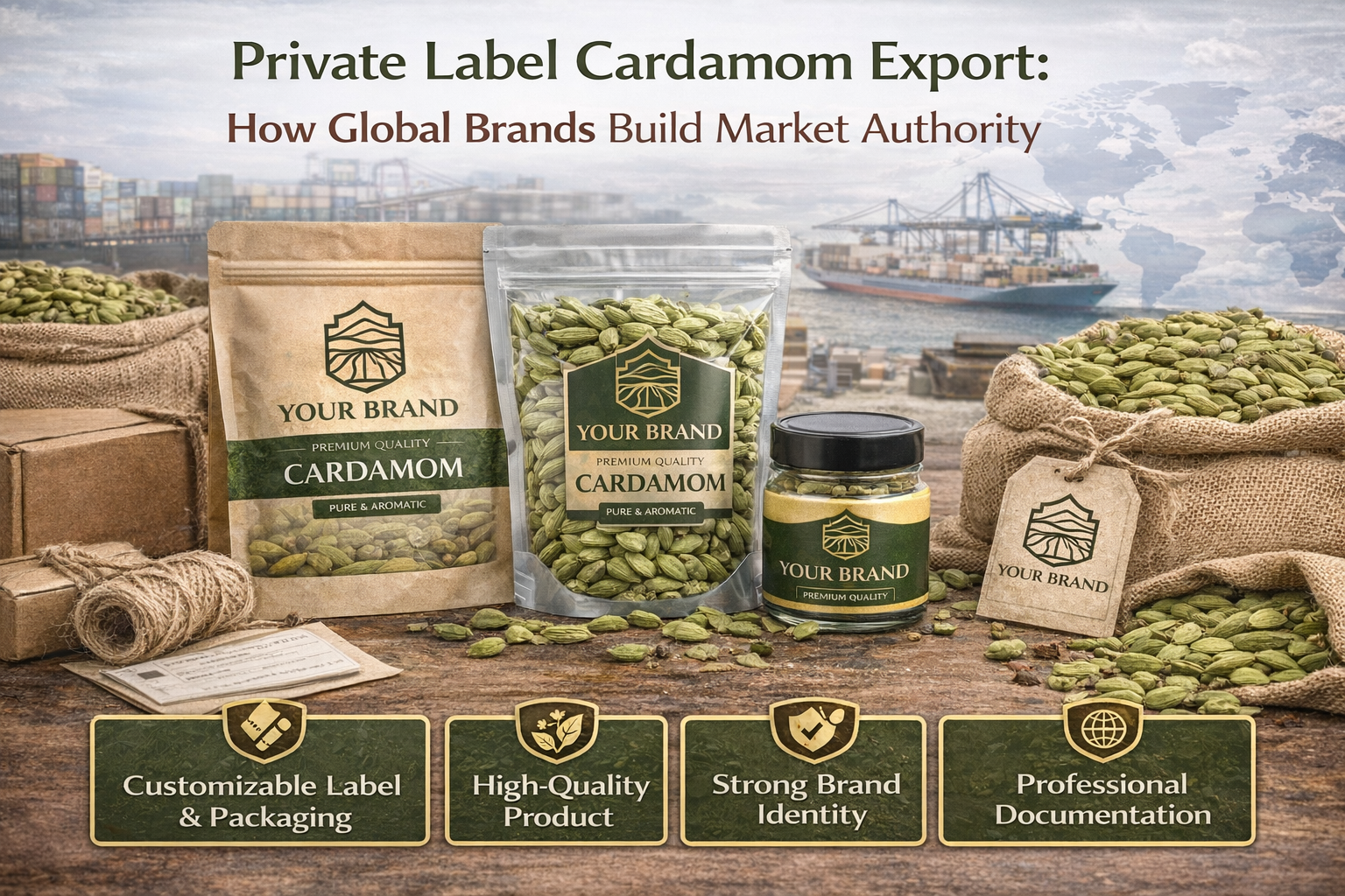 Private Label Cardamom Export